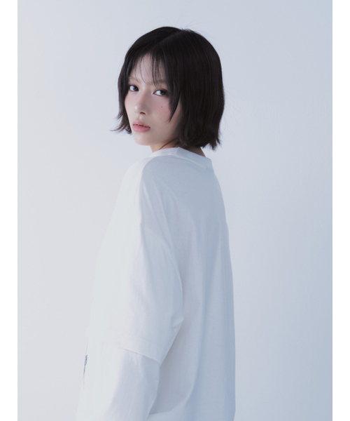SETSETSET(セットセットセット)の「ALICE LAYERED TEE (WHITE)(Tシャツ/カットソー・レディース・その他・ONE SIZE)」の5枚目の写真