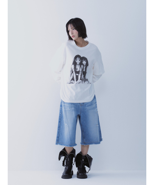 SETSETSET(セットセットセット)の「ALICE LAYERED TEE (WHITE)(Tシャツ/カットソー・レディース・その他・ONE SIZE)」の6枚目の写真
