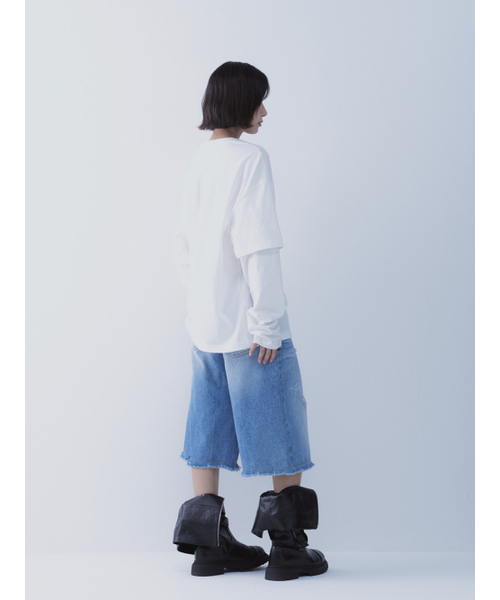 SETSETSET(セットセットセット)の「ALICE LAYERED TEE (WHITE)(Tシャツ/カットソー・レディース・その他・ONE SIZE)」の7枚目の写真