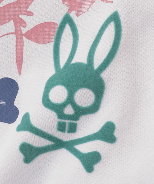Psycho Bunny(サイコバニー)の「フラワーグラフィック ロングスリーブTシャツ(Tシャツ/カットソー・メンズ・ホワイト/ブラック・MEDIUM/LARGE/X-LARGE)」の10枚目の写真