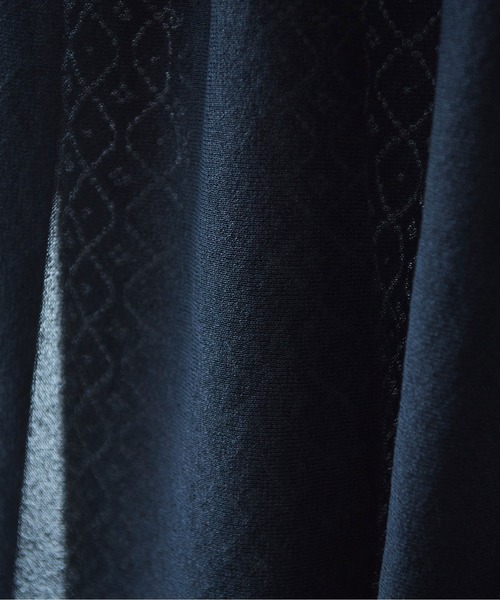 yuni(ユニ )の「12G和紙/Polyester tiered knit ワンピース(ワンピース・レディース・ブラック/アイボリー/グレー・FREE)」の15枚目の写真