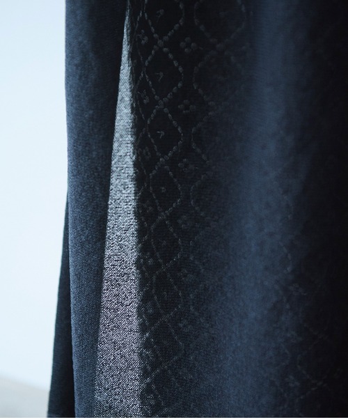 yuni(ユニ )の「12G和紙/Polyester tiered knit ワンピース(ワンピース・レディース・ブラック/アイボリー/グレー・FREE)」の16枚目の写真