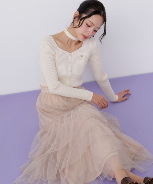 完売チュールランダムティアードスカート チュールランダムティアードスカート | JILL by JILL STUART（ジル