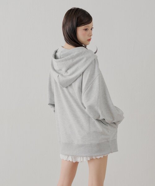 Chico(チコ)の「花柄ルーズパーカー(パーカー・レディース・ピンク/ブルー/グレー系その他3・FREE)」の18枚目の写真