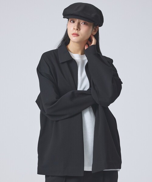 Ruben(ルーベン)の「【RUBEN/ルーベン】COTTON LINEN BIG CASKET/コットンリネンビックキャスケット/ユニセックス/【WEB限定】(キャスケット・メンズ・アイボリー/ブラック・フリー)」の4枚目の写真