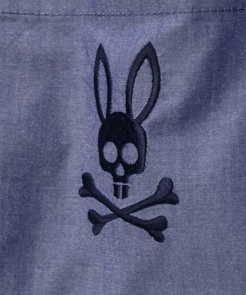 Psycho Bunny（サイコバニー）の「ロンドンストライプ ボタンダウンシャツ（シャツ/ブラウス・メンズ・ネイビー/ライトブルー・LARGE/MEDIUM/X-LARGE）」の10枚目の写真