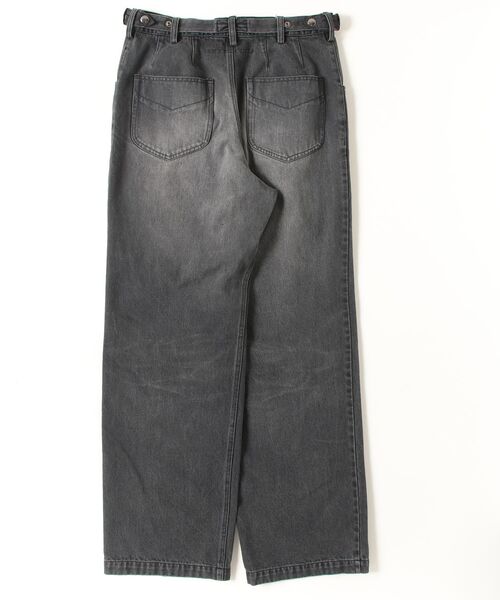 Tamme(タム)の「Tamme DOUBLE KNEE DENIM PANTS (26S0348)(デニムパンツ・メンズ・ブラック/インディゴブルー・1/2)」の17枚目の写真