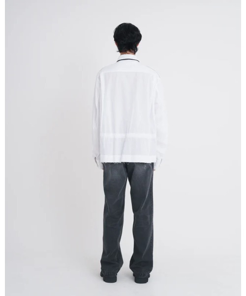 Tamme(タム)の「Tamme DOUBLE KNEE DENIM PANTS (26S0348)(デニムパンツ・メンズ・ブラック/インディゴブルー・1/2)」の6枚目の写真