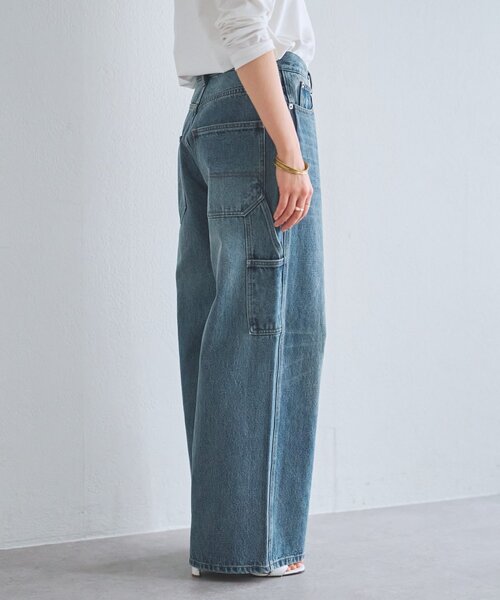 BEARDSLEY（ビアズリー）の「刺繍入りワイドデニム（その他パンツ・レディース・インディゴブルー・3/2/1/0）」の6枚目の写真