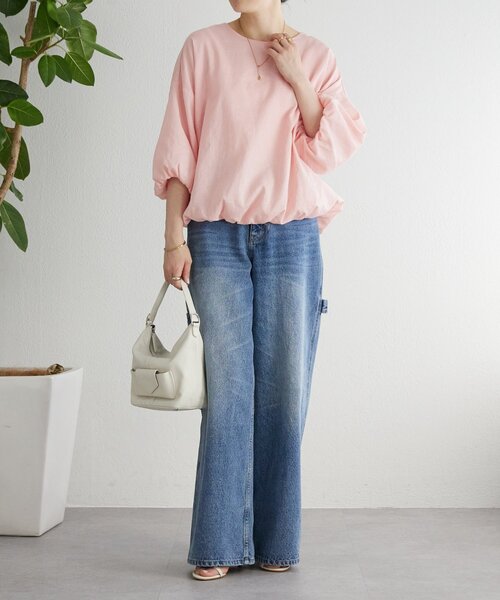 BEARDSLEY（ビアズリー）の「刺繍入りワイドデニム（その他パンツ・レディース・インディゴブルー・3/2/1/0）」の15枚目の写真