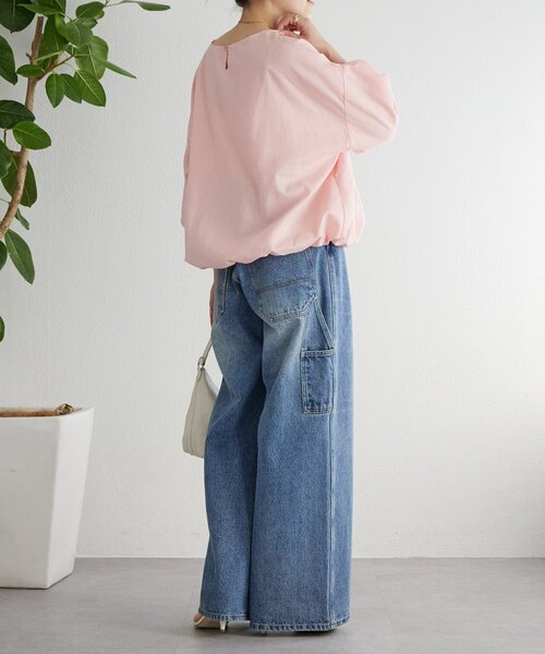 BEARDSLEY（ビアズリー）の「刺繍入りワイドデニム（その他パンツ・レディース・インディゴブルー・3/2/1/0）」の17枚目の写真