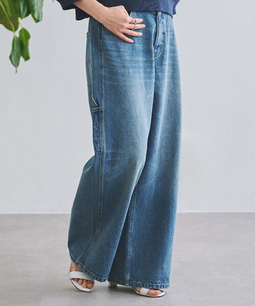 セール】刺繍入りワイドデニム（その他パンツ）｜BEARDSLEY