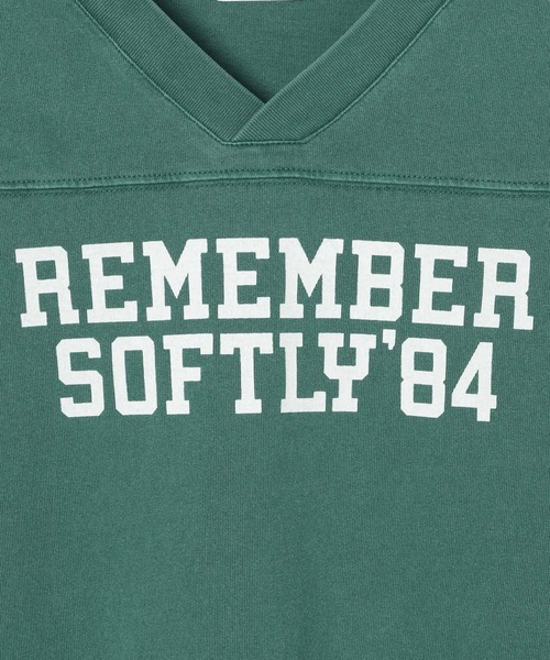 GEORGE'S（ジョージズ）の「フットボールロンＴ（Tシャツ/カットソー・レディース・オフホワイト/グリーン/ネイビー・FREE）」の16枚目の写真