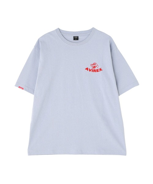 AVIREX(アヴィレックス)の「《WEB&DEPOT限定》USS FORT SNELLING T-SHIRT(Tシャツ/カットソー・レディース・ホワイト/サックスブルー/オリーブ/ブラック/ピンク・F)」の12枚目の写真
