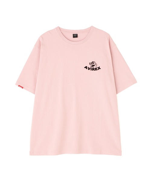 AVIREX(アヴィレックス)の「《WEB&DEPOT限定》USS FORT SNELLING T-SHIRT(Tシャツ/カットソー・レディース・ホワイト/サックスブルー/オリーブ/ブラック/ピンク・F)」の6枚目の写真