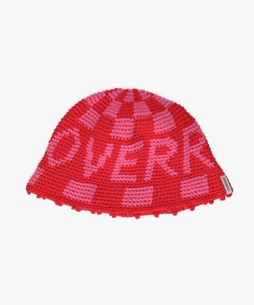 OVERRIDE（オーバーライド）の「OVERRIDE  REC CROCHET LOGO HAT SG / オーバーライド（ハット・レディース・レッド/ブラウン/ブラック・57~59cm）」の12枚目の写真