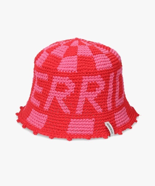 OVERRIDE（オーバーライド）の「OVERRIDE  REC CROCHET LOGO HAT SG / オーバーライド（ハット・レディース・レッド/ブラウン/ブラック・57~59cm）」の15枚目の写真