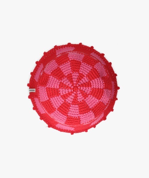 OVERRIDE（オーバーライド）の「OVERRIDE  REC CROCHET LOGO HAT SG / オーバーライド（ハット・レディース・レッド/ブラウン/ブラック・57~59cm）」の16枚目の写真