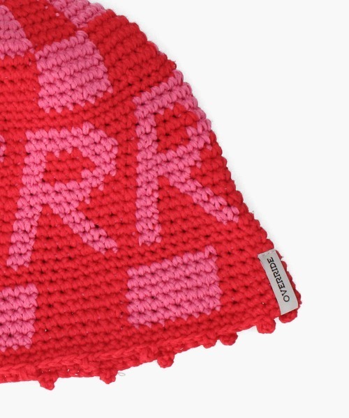 OVERRIDE（オーバーライド）の「OVERRIDE  REC CROCHET LOGO HAT SG / オーバーライド（ハット・レディース・レッド/ブラウン/ブラック・57~59cm）」の17枚目の写真