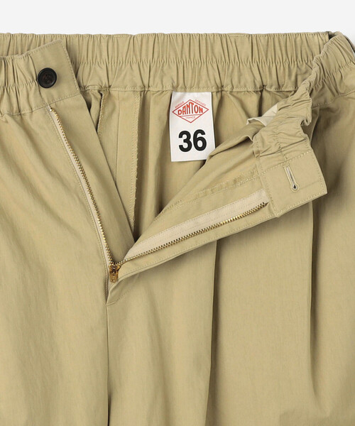 DANTON（ダントン）の「DANTON | コットンナイロンツイル 2タックワイドイージーパンツ WOMEN（その他パンツ・レディース・ネイビー/ベージュ・36）」の7枚目の写真