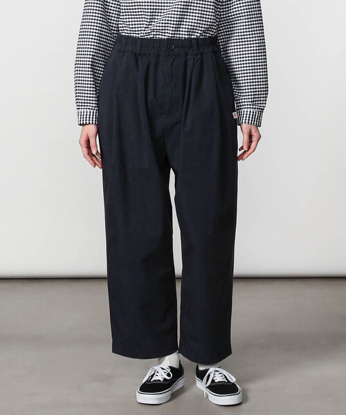 DANTON（ダントン）の「DANTON | コットンナイロンツイル 2タックワイドイージーパンツ WOMEN（その他パンツ・レディース・ネイビー/ベージュ・36）」の18枚目の写真