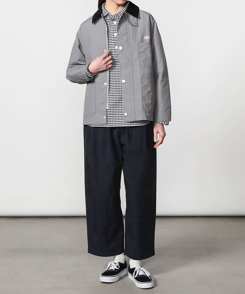 DANTON（ダントン）の「DANTON | コットンナイロンツイル 2タックワイドイージーパンツ WOMEN（その他パンツ・レディース・ネイビー/ベージュ・36）」の20枚目の写真