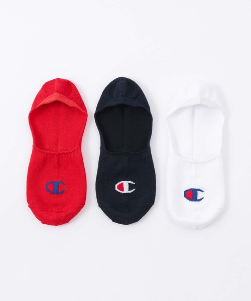 Champion（チャンピオン）の「【3足セット】Champion レディース メンズ Cマーク 消臭糸使用 アーチサポート かかと滑り止め付き カバーソックス 92897502（ソックス/靴下・メンズ・ブラック/その他3/その他2・L/M/S）」の3枚目の写真