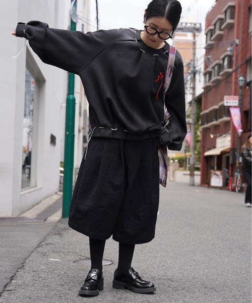 SHINYAKOZUKA（シンヤコヅカ）の「【SHINYAKOZUKA】 BAGGY SHORTS（その他パンツ・メンズ・ブラック/ブラック系1・X-SMALL/SMALL/MEDIUM）」の8枚目の写真