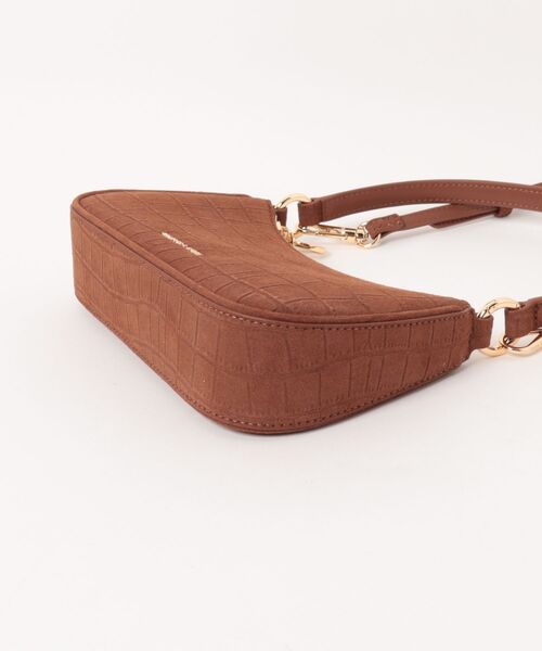 CHARLES & KEITH（チャールズ & キース）の「Elspeth エルズペス ショルダーバッグ（ショルダーバッグ・レディース・チョコ/ピンク・S）」の14枚目の写真