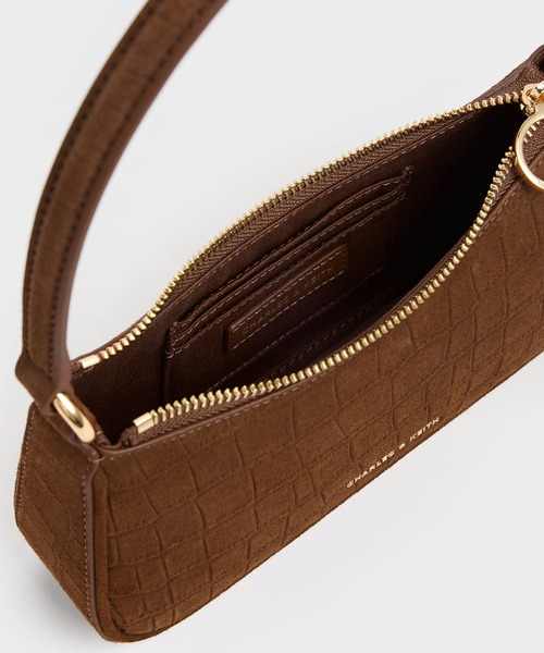 CHARLES & KEITH（チャールズ & キース）の「Elspeth エルズペス ショルダーバッグ（ショルダーバッグ・レディース・チョコ/ピンク・S）」の13枚目の写真