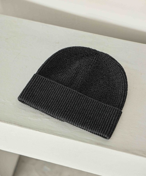 studio CLIP（スタディオクリップ）の「ペーパー混ワッチ（ニットキャップ/ビーニー・レディース・グレー/ブラック/イエロー/ベージュ・FREE）」の2枚目の写真