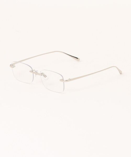 Revo.(レボ)の「リムレス スクエア型 メガネ クリアレンズ 伊達メガネ フチなしメガネ(メガネ・メンズ・ゴールド/シルバー・FREE)」の1枚目の写真