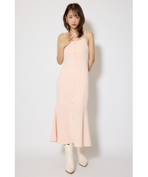 rienda(リエンダ)の「リボンカーデセットマーメイドニットワンピース 春服(ワンピース・レディース・ピンク/ブラック・FREE)」の13枚目の写真