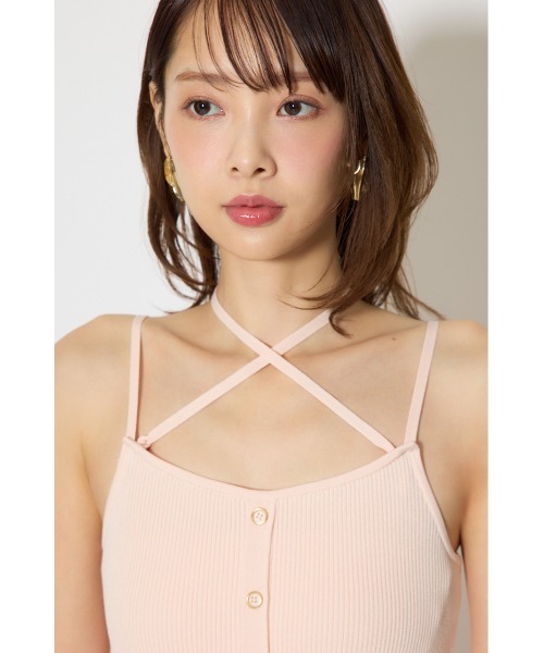 rienda(リエンダ)の「リボンカーデセットマーメイドニットワンピース 春服(ワンピース・レディース・ピンク/ブラック・FREE)」の22枚目の写真