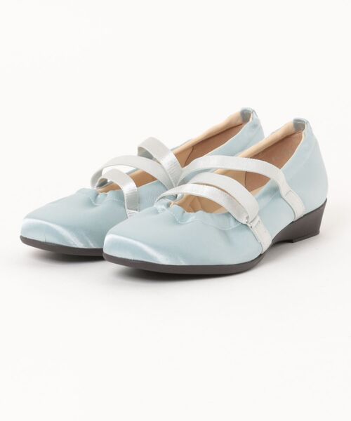 Bridget Birkin(ブリジットバーキン)の「【Bridget Birkin Walk】サテンギャザーウォーキングパンプス(565243)(パンプス・レディース・ブラック/ブルー/ゴールド・24/23.5/23/22.5/24.5)」の9枚目の写真