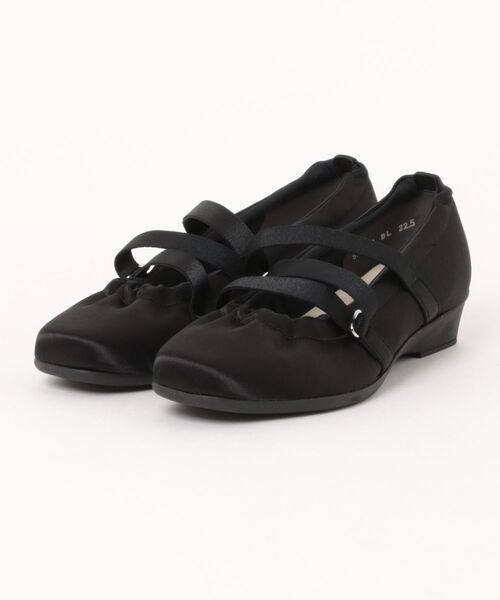 Bridget Birkin(ブリジットバーキン)の「【Bridget Birkin Walk】サテンギャザーウォーキングパンプス(565243)(パンプス・レディース・ブラック/ブルー/ゴールド・24/23.5/23/22.5/24.5)」の8枚目の写真