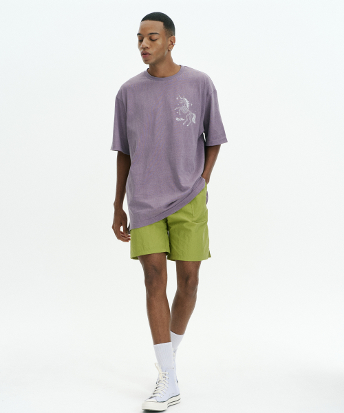 KRUXH（クルクス）の「ユニコーンピグメントTシャツチャコール（Tシャツ/カットソー・レディース・その他・1/2）」の4枚目の写真
