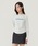 COVERNAT�i�J�o�[�i�b�g�j�́uWOMEN COOPER LOGO LONG-SLEEVE�iT�V���c/�J�b�g�\�[�j�v�b�z���C�g