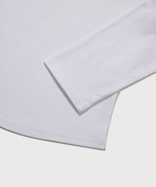 COVERNAT(カバーナット)の「WOMEN COOPER LOGO LONG-SLEEVE(Tシャツ/カットソー・レディース・チャコールグレー/ヘザーグレー/ホワイト・SMALL/MEDIUM)」の10枚目の写真