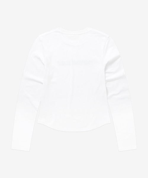 COVERNAT(カバーナット)の「WOMEN COOPER LOGO LONG-SLEEVE(Tシャツ/カットソー・レディース・チャコールグレー/ヘザーグレー/ホワイト・SMALL/MEDIUM)」の21枚目の写真
