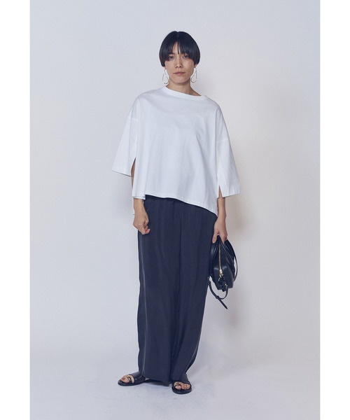 1er Arrondissement（プルミエアロンディスモン）の「【新色】キュプラフィブリルイージーパンツ（その他パンツ・レディース・カーキ/ブラウン系その他4・36/38）」の5枚目の写真