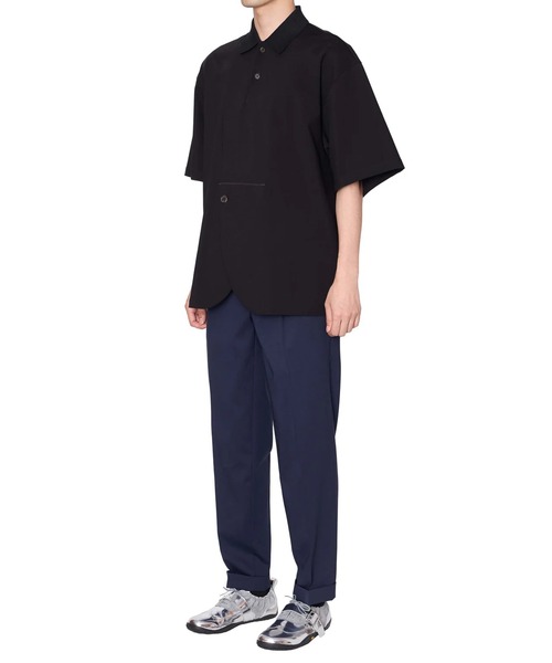 kolor(カラー)の「【kolor/カラー】26SCM-T04203 S/S Polo(ポロシャツ・メンズ・ブラウン/サックスブルー/ブラック・3/2/4)」の5枚目の写真