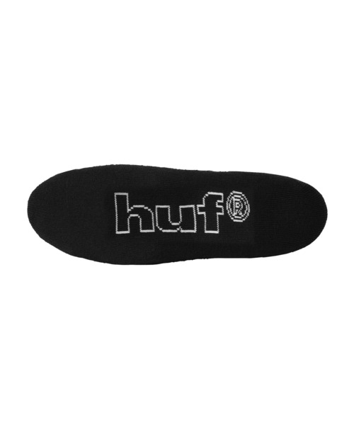 HUF（ハフ）の「CHERRY BOMB CREW SOCKS（ソックス/靴下・メンズ・ホワイト/ブラック・O/S）」の4枚目の写真