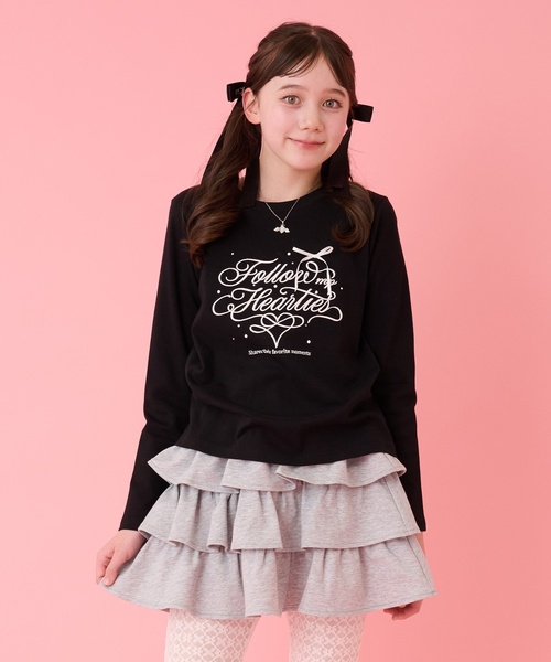 カリグラフィ長袖Tシャツ（Tシャツ/カットソー）｜mezzo piano Junior