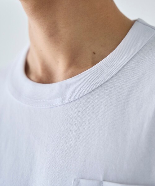 coen(コーエン)の「RepurヘビーコットンポケットTシャツ【抗菌性 / 消臭性 / インフルエンサー紹介アイテム】(Tシャツ/カットソー・メンズ・ブラック/ダークグリーン/ネイビー/ホワイト/ピンク・S/M/L/XL)」の10枚目の写真