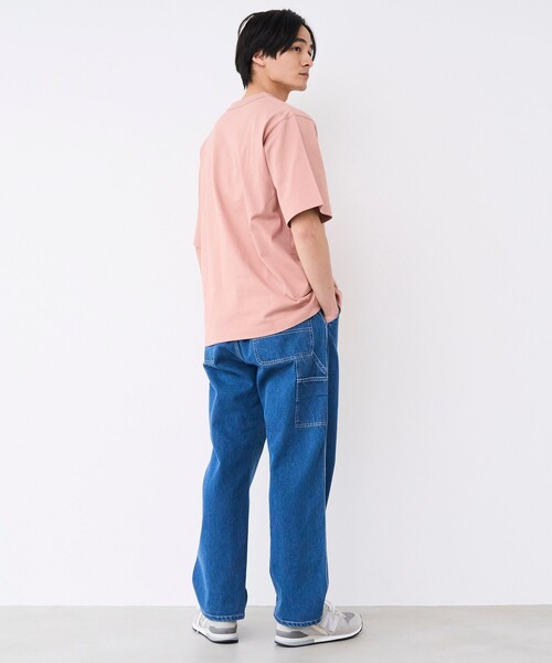 coen(コーエン)の「RepurヘビーコットンポケットTシャツ【抗菌性 / 消臭性 / インフルエンサー紹介アイテム】(Tシャツ/カットソー・メンズ・ブラック/ダークグリーン/ネイビー/ホワイト/ピンク・S/M/L/XL)」の18枚目の写真