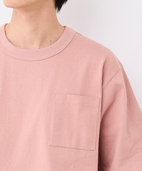 coen(コーエン)の「RepurヘビーコットンポケットTシャツ【抗菌性 / 消臭性 / インフルエンサー紹介アイテム】(Tシャツ/カットソー・メンズ・ブラック/ダークグリーン/ネイビー/ホワイト/ピンク・S/M/L/XL)」の22枚目の写真