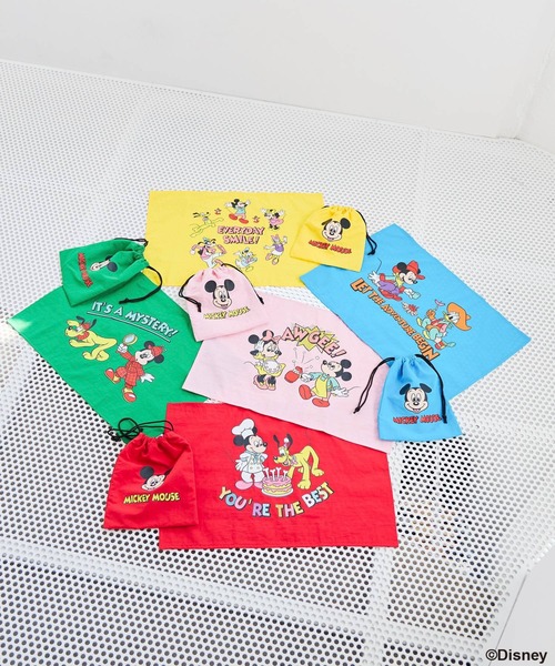 LOWRYS FARM（ローリーズファーム）の「Ｄｉｓｎｅｙ／ランチセット　654417（ランチョンマット/テーブルウェア・キッズ・イエロー/レッド/ピンク/グリーン/ブルー・FREE）」の6枚目の写真