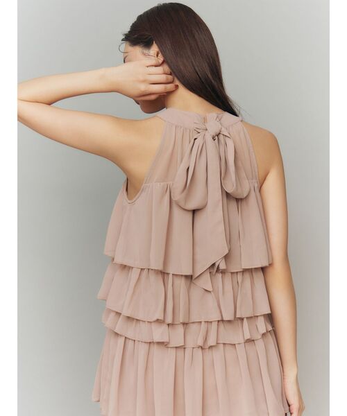 RESEXXY(リゼクシー)の「アメスリラッフルチュニック【セットアップ着用可能】(シャツ/ブラウス・レディース・ピンク/ブラック/アイボリー・FREE)」の10枚目の写真