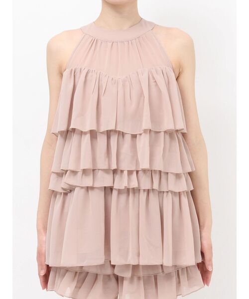 RESEXXY(リゼクシー)の「アメスリラッフルチュニック【セットアップ着用可能】(シャツ/ブラウス・レディース・ピンク/ブラック/アイボリー・FREE)」の12枚目の写真